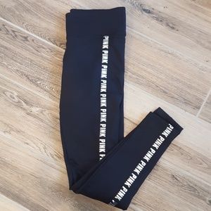 Black VS Pink leggings size Small